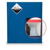 160L Poly Lined Corrosive Safety Cabinet | Safe Storage of Corrosive Liquids | Ecospill Brisbane Sydney Melbourne Perth Adelaide Canberra | CSCPL160